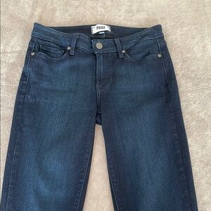 PAIGE Dark Blue Skinny Jeans